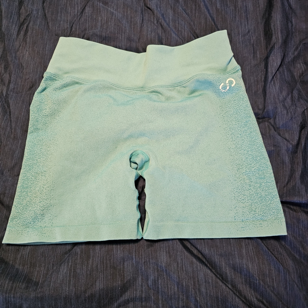 Blue Curves N Conbatboots Shorts